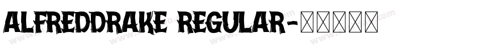 AlfredDrake Regular字体转换